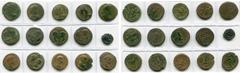 BLACK SEA MESIE, MARCIANOPOLIS, AE lot de 15 bronzes: Septime Sévère, R/ Aigle, Artémis, Cybèle (2), Tyché; Septime Sévère et Julia Domna, R/ Homonoia, Tyché; Macrin et Diaduménien, R/ Asclépios, Séra