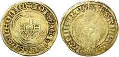 Charles V : old find of gold coins LIEGE, Principauté, Jean de Hornes (1485-1505), AV florin d''or postulat. D/ + IOHS DE HORN EPS LEODIE Ecu à la croix chargée d''un écusson de Hornes, dans un trilob