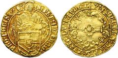Charles V : old find of gold coins BRABANT, Duché, Philippe le Beau (1482-1506), AV florin d''or au saint Philippe, s.d. (1500-1506), Anvers. Troisième type. D/ Saint Philippe de f., ten. une longue c