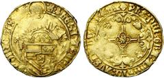 Charles V : old find of gold coins BRABANT, Duché, Philippe le Beau (1482-1506), AV florin d''or au saint Philippe, s.d. (1500-1506), Anvers. Troisième type. D/ Saint Philippe de f., ten. une longue c