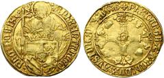 Charles V : old find of gold coins BRABANT, Duché, Philippe le Beau (1482-1506), AV florin d''or au saint Philippe, s.d. (1500-1506), Anvers. Troisième type. D/ Saint Philippe de f., ten. une longue c