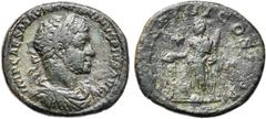 PERTINAX – CONSTANTIN III & LOTS ELAGABAL (218-222), sesterce, 221, Rome. D/ IMP CAES M AVR ANTONINVS PIVS AVG B. l., dr., cuir. à d. R/ [P] M TR P IIII COS [II] P P/ S - C Elagabal en toge longue, te