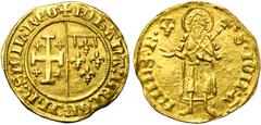 MIDDLE AGES : ALLEMAGNE - FRANCE FRANCE, PROVENCE, Comté, Jeanne de Naples, veuve de Louis de Tarente (1362-1382), AV florin d''or provençal ("florin de reine de 12 gros"), à partir de 1372, Saint-Rém