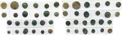 GREEK LOTS lot de 24 bronzes: Paphlagonie, Amastris, Egide/Niké: Sinope, T. d''Athéna/Persée et Méduse (rare), Arès/Epée au fourreau, T. de Zeus/Aigle sur foudre; Bosphore, Panticapée, T. de Pan/Corne