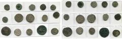 MIDDLE AGES lot de 15 p.: Royaume de Jérusalem, Amaury (1163-1174), denier à l''Eglise de la Résurrection; Principauté d''Antioche, Bohémond III (1149-1201), denier à la tête casquée (5); Royaume de C