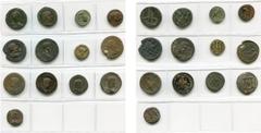 ROMAN PROVINCIAL COINS AE lot de 13 bronzes: Mésie, Viminacium, Gordien III, R/ Mésie, Varbanov 122; Philippe Ier, R/ Mésie, Varbanov 130; Ionie, Samos, Trajan Dèce, R/ Tyché, RPC 678; Phrygie, Hiérap