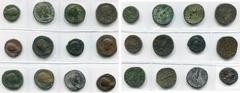 Empire romain - Roman Empire lot de 12 bronzes: Sévère Alexandre, as, R/ Justitia; Julia Mamaea, sesterce, R/ Fecunditas, Felicitas, Vénus; Orbiana, as, R/ Concordia (B, corrosion); Maximin Ier, seste
