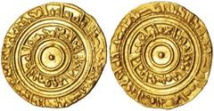MUNDO ISLÁMICO. Fatimíes. Dinar. Nizar al-Aziz. 386H. Misr. AU 4,12 g. EBC.