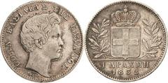 Griechenland Otto I. 1832-1862 Drachme 1832, o. Mzz.-Athen Divo 12 a KM 15 Sehr schön+