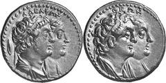 THE GREEK WORLD EGYPT Ptolemy II Philadelphos, King of Egypt, 285-246 Estimate: CHF 5'000.00 Tetradrachm (Gold, 13.88g 12), Alexandria. Diademed and draped jugate busts of PtolemyII and Arsinoe II to 