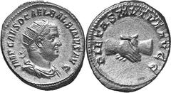 THE ROMAN EMPIRE Balbinus, 22 April - 29 July 238 Estimate: CHF 600.00 Double denarius (Silver, 4.90g 12), ca. June-July 238. IMP CAES D CAEL BALBINVS AVG Radiate, draped and cuirassed bust of Balbinu