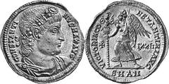THE ROMAN EMPIRE Constantine I, the Great, 307-337 Estimate: CHF 2'500.00 Solidus (Gold, 4.53g 12), Antioch, 335-336. CONSTANTINVS MAX AVG Diademed, draped and cuirassed bust of ConstantineI to right.