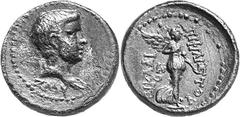 THE EARLY ROMAN EMPIRE Nero Caesar, 50-54 Estimate: CHF 650.00 Half Assarion (Bronze, 3.88 g 12), Smyrna, 51-54. Bare draped bust of Nero Caesar (?) to right. Rev. Nike standing right, holding trophy.