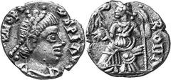 The Later Roman Empire, Byzantium and the Successor States in the West Gaiseric, King of the Vandals, 428-477 Estimate: CHF 400.00 Siliqua (Silver, 1.42 g 11), struck in the name of Honorius, Carthage