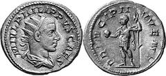 Multiple Lots Lot of 10 AR/AE Estimate: CHF 600.00 Nineteen silver and AE coins. Maximinus I: Denarius, RIC 3; Gordian III (2): Denarii (2), RIC 111, 114; Philip I (4): Antoniniani (4), RIC 4, 44b, 49
