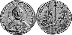 Multiple Lots Lot of 8 AV Estimate: CHF 1'500.00 Eight late Byzantine gold pieces. Constantine VII (2): Solidi (2), DOC 15 (2); Basil II: Histamenon, DOC 2j; Constantine VIII (2): Histamena (2), DOC 1