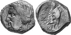 THE COINAGE OF OLYMPIA Multiple Lots of Coins from Olympia Estimate: CHF 500.00 Seven bronze units of the 4th and 3rd centuries. 1-2 Zeus / Eagle (18 mm, 8.32 g 5; 19 mm 7.29 g 12); 3-7 Zeus / Horse (