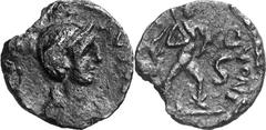 Lakedaimon / Sparta Lakedaimonian coinage of the 40s and 30s BC Estimate: CHF 200.00 Lot of three bronzes of Salonina, all c. mid 260s. 947.1. 6 Assaria (AE, 7.38 g, 23 mm, 5). Inscription effaced Dia