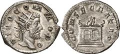 Roman Coins Roman Coins Estimate: CHF 250.00 Divus Commodus. Antoninianus (Silver, 3.79 g 7), struck under Trajan Decius in 250/1. DIVO COMMODO Radiate head of Commodus to right. Rev. CONSECRATIO Flam
