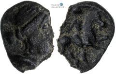 Celts | Kelten Bohemia, Celts Obol. Žehuň type Broken off. Rare! Böhmen, Kelten Obol. Typ Žehuň Abgespaltet. Selten! Čechy, Kelti Obol. Typ Žehuň Olámaný. Vzácný! Kostur–Gášpár 147 var., VF / VF