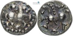 Celts | Kelten Southwestern Slovakia, Celts Obol. Horse / horse type Rare! Südwestslowakei, Kelten Obol. Typ Pferd / Pferd Selten! Jihozápadní Slovensko, Kelti Obol. Typ kůň / kůň Vzácný! 0,9 g, 10 mm