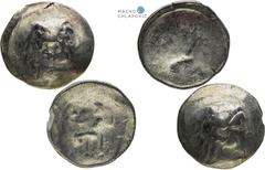 Celts | Kelten Pannonia and Balkan, Celts Tetradrachm (2 pcs). Imitation of Philip III Pannonien und Balkan, Kelten Tetradrachme (2 Stk.). Imitation von Tetradrachmen Philipps III Panonie a Balkán, Ke