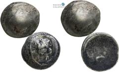 Celts | Kelten Pannonia and Balkan, Celts Tetradrachm (2 pcs). Imitation of Philip III Pannonien und Balkan, Kelten Tetradrachme (2 Stk.). Imitation von Tetradrachmen Philipps III Panonie a Balkán, Ke