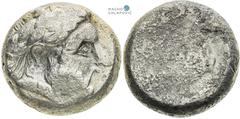 Celts | Kelten Pannonia and Balkan, Celts Tetradrachm. Kugelwange type Traces of corrosion. Pannonien und Balkan, Kelten Tetradrachme. Typ Kugelwange Korrosionsspuren. Panonie a Balkán, Kelti Tetradra