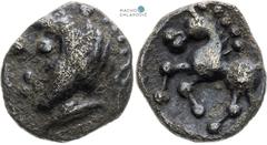 Bohemia, Celts Obol. Stradonice type Light traces of corrosion. Böhmen, Kelten Obol. Typ Stradonice Kleine Korrosionsspuren. Čechy, Kelti Obol. Typ Stradonice Drobné stopy koroze. 0,49 g, 8-9 mm, Ag, 