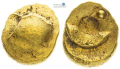 Celts | Kelten Bohemia, Celts Stater (2nd/1st century BC). Muschel type. Böhmen, Kelten Stater (2./1. Jh. v. Chr.). Muscheltyp Čechy, Kelti Statér (2./1. stol. př. Kr.). Mušlový typ 7,25 g, 14-17 mm, 