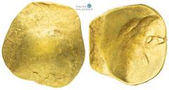 Celts | Kelten Northwestern Slovakia, Celts Stater (1st century BC). Shovel-shaped type. Rare! Nordwestslowakei, Kelten Stater (1. Jh. v. Chr.). Schaufelförmiger Typ Selten! Severozápadní Slovensko - 