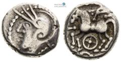 Celts | Kelten Gaul, Celts Quinar. Kaletedou type. Gallien, Kelten Quinar. Typ Kaletedou Galie, Kelti Kvinár. Typ Kaletedou 1,91 g, 11-12 mm, about VF / VF