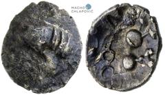 Southern Moravia / Lower Austria, Celts. Obol (2nd/1st century BC). Břeclav type. Very rare! Mähren / Niederösterreich, Kelten. Obol (2./1. Jh. v. Chr.). Typ Břeclav. Sehr selten! Jižní Morava / Dolní