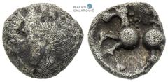 Central Europe, Celts. Obol (1st century BC). Karlstein type. Light traces of corrosion. Mitteleuropa, Kelten. Obol (1. Jh. v. Chr.). Typ Karlstein. Kleine Korrosionsspuren. Střední Evropa, Kelti. Obo