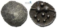 Western Slovakia, Celts. Obol (1st century BC). Čachtice type. Nice patina. Rare! Westslowakei, Kelten. Obol (1. Jh. v. Chr.). Typ Čachtice. Schöne Patina. Selten! Západní Slovensko, Kelti. Obol (1. s