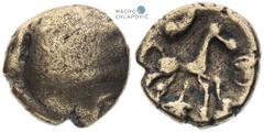 Gaul, Celts. 1/4 Stater. Gallien, Kelten. 1/4 Stater. Galie, Kelti. 1/4 Statéru. 1,34 g, 11 mm, Au, VF / about VF