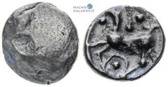 Celts | Kelten Moravia / Lower Austria. Celts. Obol (1st half of 2nd century BC). Roseldorf / Němčice II type. Mähren / Niederösterreich. Kelten. Obol (1. Hälfte des 2. Jh. v. Chr.). Typ Roseldorf / N