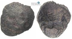 Celts | Kelten Western Slovakia. Celts. Obol (2nd/1st century BC). Karlstein / Trenčanské Bohuslavice type. Rare! Westslowakei. Kelten. Obol (2./1. Jh. v. Chr.). Typ Karlstein / Trenčanské Bohuslavice