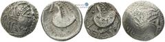 Celts | Kelten Pannonia and Balkan. Celts. Tetradrachm (2 pcs). Schnabelpferd type. Pannonien und Balkan. Kelten. Tetradrachme (2 Stk). Typ Schnabelpferd. Panonie a Balkán. Kelti. Tetradrachma (2 ks).