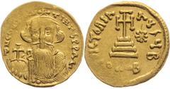 Byzantine Empire ( Byzantinisches Reich ) 539 - 602 Solidus Constans II. (641-668) About EF / About EF Byzantská ríša, Solidus (641-668)
