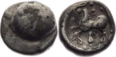 Northern Slovakia, Cotini, Celts Tetradrachm, Velky Bysterec type, var. F Norden der Slowakei, Cotini, Kelten Tetradrachme, Typ Velky Bysterec, var. F Severní Slovensko, Cotini - oblast púchovské kult