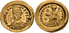 Roman Empire / Römische Kaiserzeit Theodosius II, Roman Empire Solidus (441 - 450) Theodosius II., Römische Kaiserzeit Solidus (441 - 450) Theodosius II., Římske císařství Solidus (441 - 450) Konstant