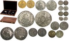 House of Habsburg / RDR Ferdinand II, House of Habsburg Coins of Ferdinand II (11 pcs), The collection contains all regularly used coin nominals. You can find here 7 coins minted in Kremnitz. The "lar