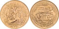 Czechoslovakia / Tschechoslowakei Czechoslovakia (1960 - 1989), Period after 1918 Gold Medal 1934/1971 (Ducat), Reviving of Kremnitz´s mining Lightly weakly struck. Rare! Tschechoslowakei (1960 - 1989