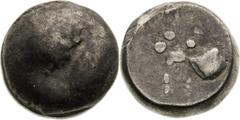 South of Central Slovakia, Celts Tetradrachm , Zemplín / Lapujtö type Süden der Mittelslowakei, Kelten Tetradrachme , Typ Zemplín / Lapujtö Jih středního Slovenska, Kelti Tetradrachma, Typ Zemplín / L