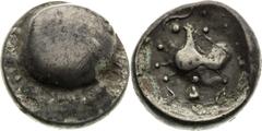 Northern Slovakia, Celts Tetradrachm, Veľký Bysterec type Broken off. Norden der Slowakei, Kelten Tetradrachme, Typ Veľký Bysterec Abgespaltet. Severní Slovensko - oblast púchovské kultury, Kelti Tetr