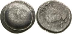 Celts / Kelten Northwestern Slovakia, Celts Tetradrachm (1st century BC), Velký Bysterec type Weakly struck Nordwestslowakei, Kelten Tetradrachme (1. Jh. v. Chr.), Typ Velký Bysterec Prägeschwäche Sev