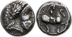 Celts | Kelten Pannonia and Balkan, Celts Tetradrachm. Π type Nice patina.. Very rare! Pannonien und Balkan, Kelten Tetradrachme. Π–Typ Schöne Patina.. Sehr selten! Panonie a Balkán, Kelti Tetradrachm