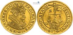 House of Habsburg | RDR Ferdinand II, House of Habsburg Gold token 1630 (Ducat). Homage of Breslau, Silesia. Breslau. Nice luster in the fields! Slightly wavy from striking. Ferdinand II., RDR Goldjet