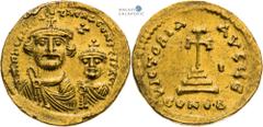 Byzantine Empire | Byzantinisches Reich Heraclius, Byzantine Empire Solidus (616–625). Constantinople. Scratch. Herakleios, Byzantinisches Reich Solidus (616–625). Konstantinopel. Kratzer. Herakleios,